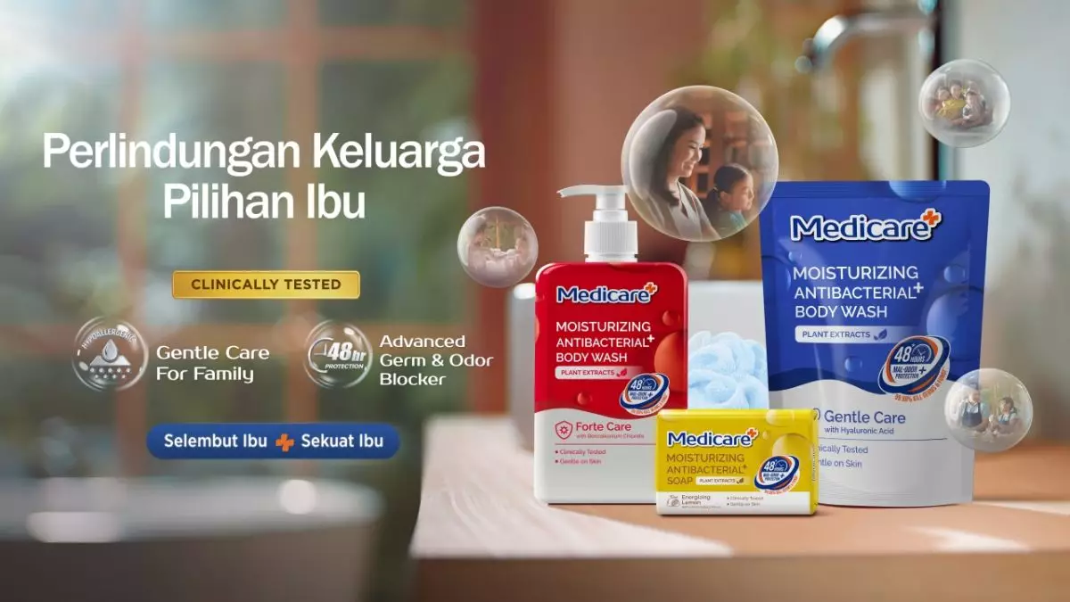 Seperti ibu tangguh namun lembut, Medicare tawarkan sabun perlindungan keluarga 48 jam tanpa iritasi