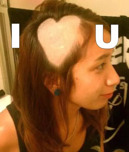 gaya rambut nyeleneh cewek © berbagai sumber