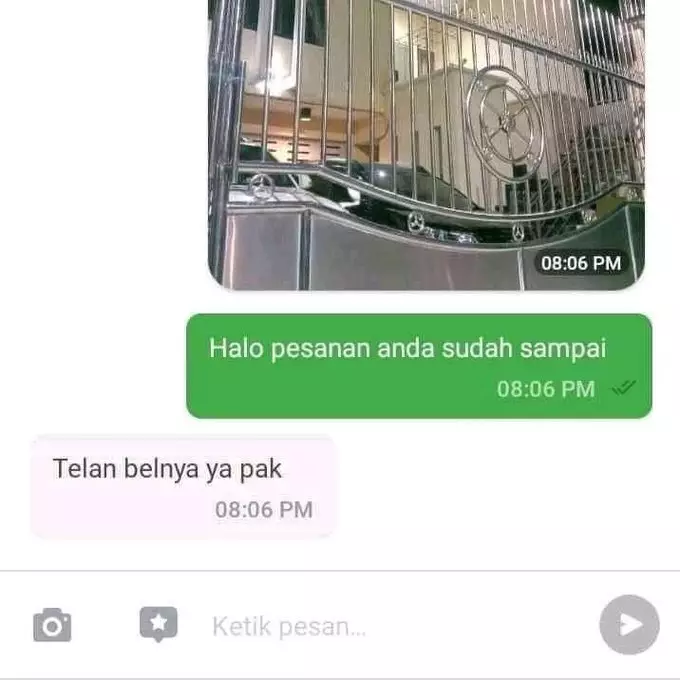 balasan kocak chat customer © Twitter