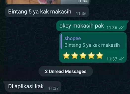 balasan kocak chat customer © Twitter