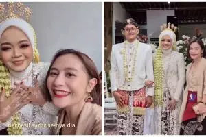 9 Potret Prilly Latuconsina beri kejutan untuk fans yang menikah, hadir jadi bridesmaid