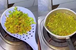 Ingin masak bunga pepaya tapi khawatir rasanya pahit? Coba rebus pakai 1 bahan dapur ini biar enak