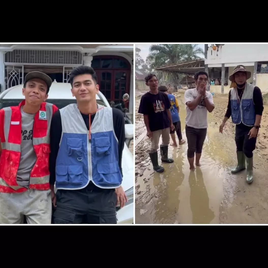 Pulang kampung ke Aceh, 9 potret Teuku Ryan bantu korban banjir dan salurkan donasi langsung