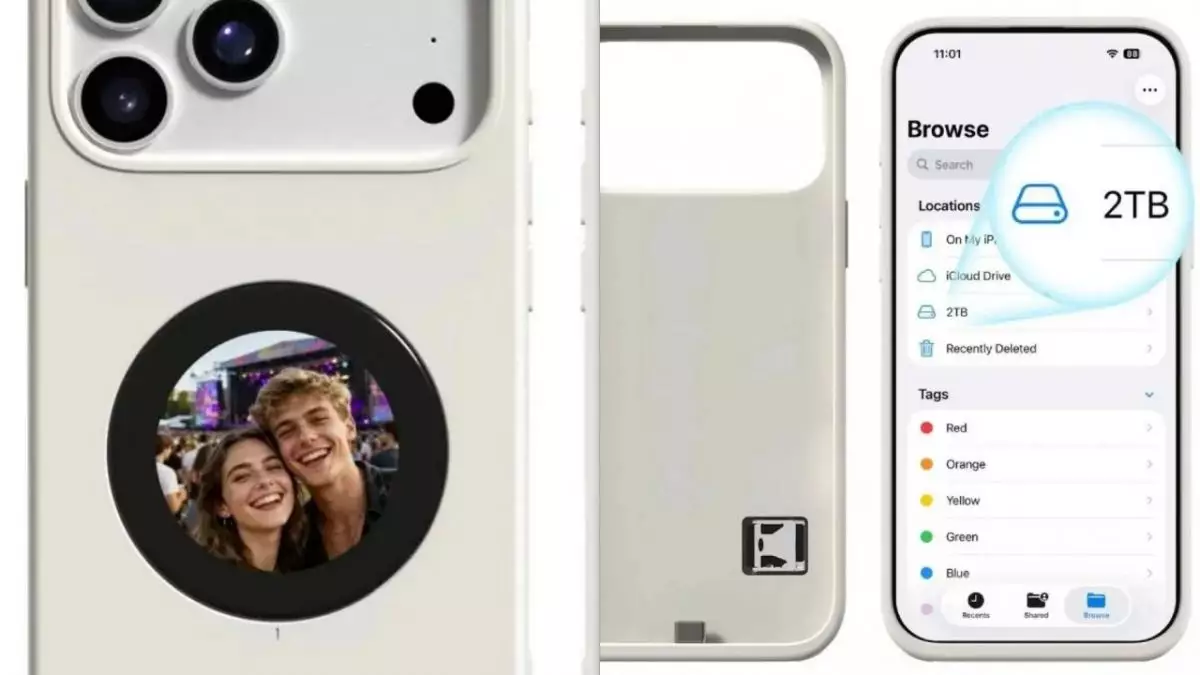 Casing unik iPhone 17 Pro ini bisa jadi layar kedua plus ada tambahan slot microSD, loh!