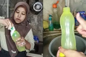 Jangan biarkan botol minum bau dan berlumut! Bersihkan pakai cara ini biar kesat meski tanpa sikat 