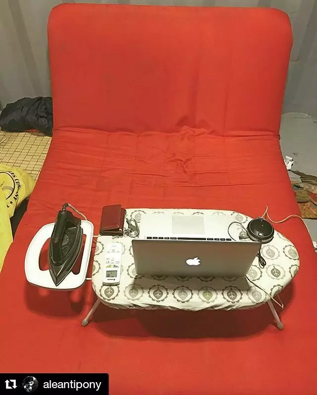 pengganti meja kerja © Instagram