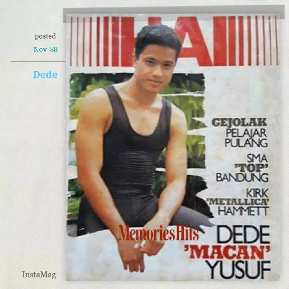 pesona masa muda dede yusuf © instagram