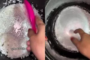 Panci rice cooker bau bisa bikin nasi lengket berkerak dan cepat basi, sterilkan dengan cara ini