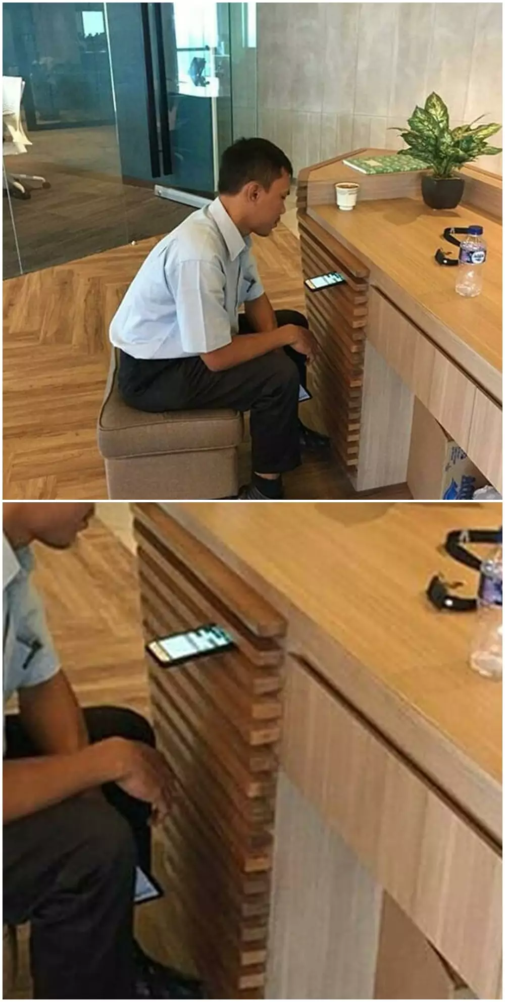 life hack nonton di HP © Instagram life hack nonton di HP © Instagram