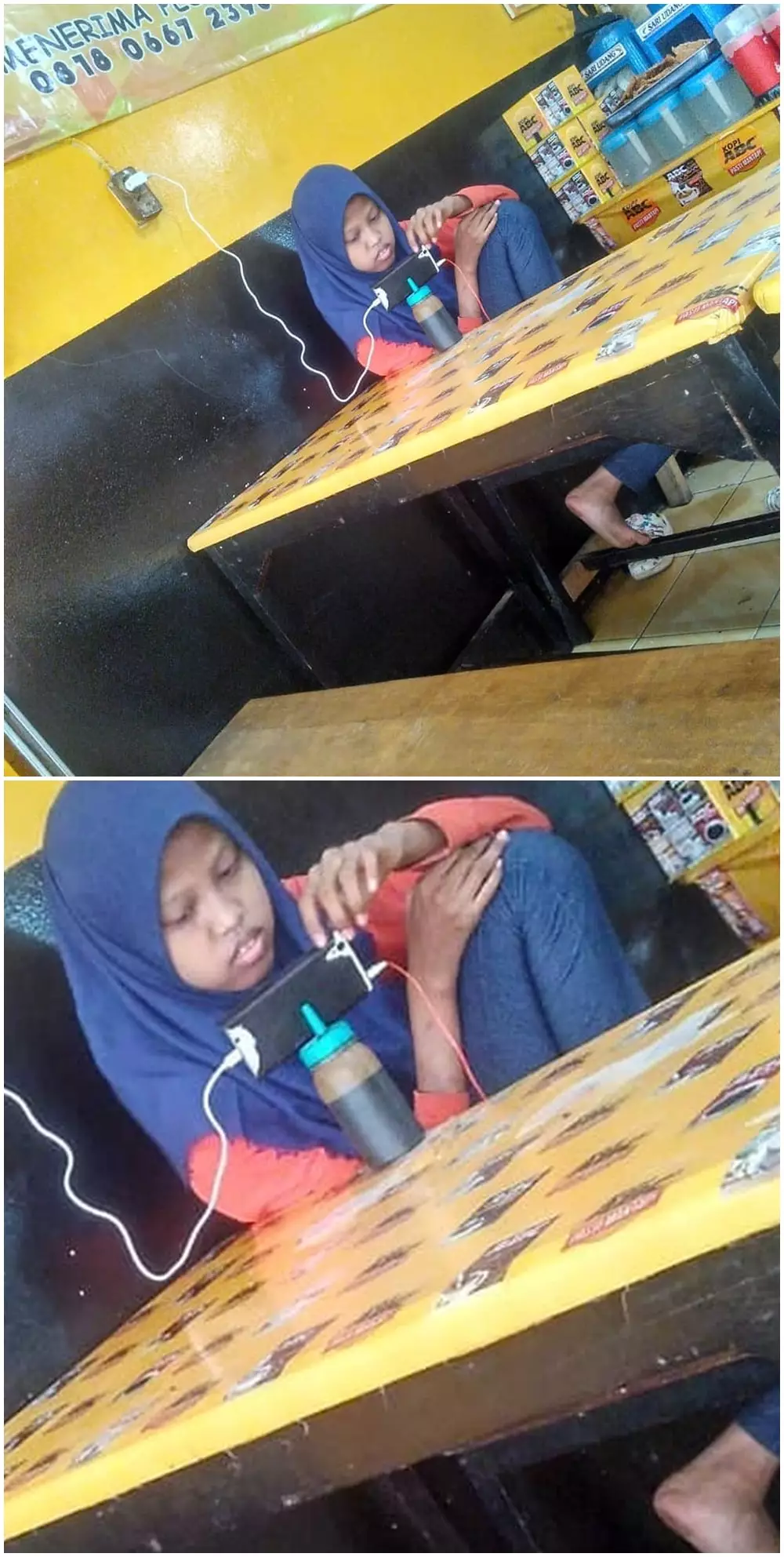 life hack nonton di HP © Instagram life hack nonton di HP © Instagram