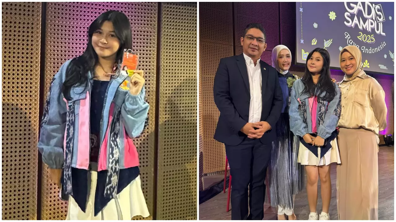 7 Potret Nasha anak Pasha-Okie Agustina lolos finalis Gadis Sampul, bahagia didampingi tiga orang tua