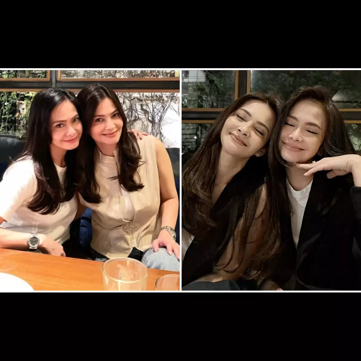 Sering dipuji kembar, 9 potret kebersamaan Cut Tari dan Ersa Mayori ini bikin susah dibedain