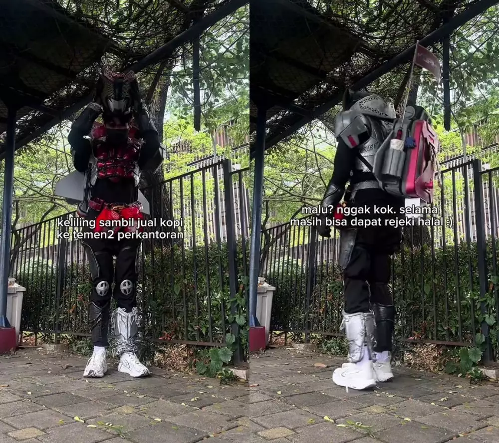 Kisah lulusan S-2 jadi badut dan jualan kopi © 2025 TikTok Kisah lulusan S-2 jadi badut dan jualan kopi © 2025 TikTok