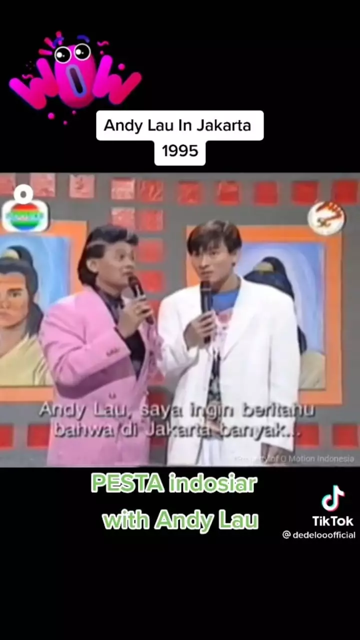 momen andy lau jadi bintang tamu tv © TikTok