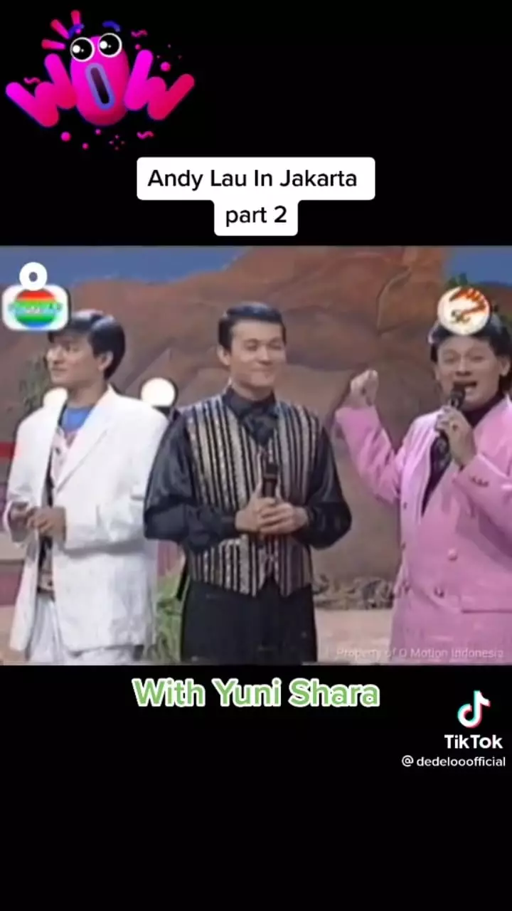 momen andy lau jadi bintang tamu tv © TikTok