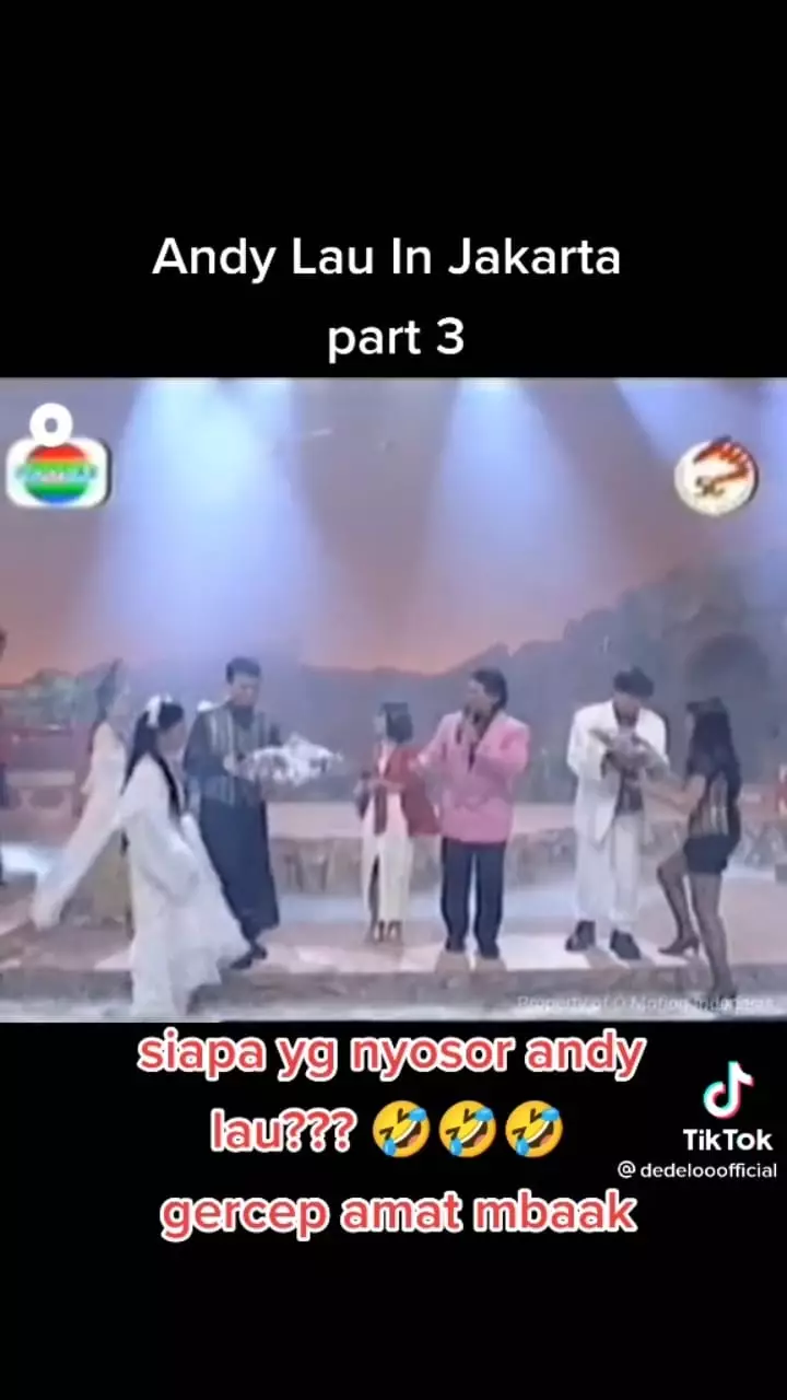 momen andy lau jadi bintang tamu tv © TikTok