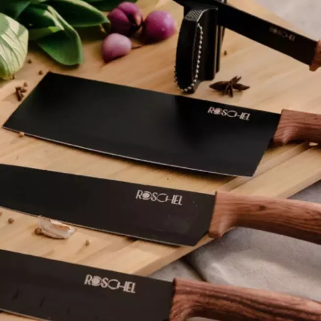 9 Rekomendasi set pisau dapur andalan ibu rumah tangga di bawah Rp200 ribu, lengkap dan multifungsi