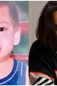 Tampak menggemaskan dengan pipi chubby,  banyak yang menyebut potret masa kecil Rangga Azof terlihat seperti anak bule.