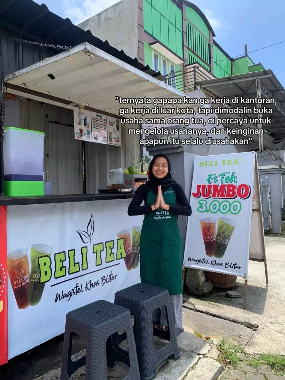 wanita ini bangga nggak berkarier di kantor © TikTok