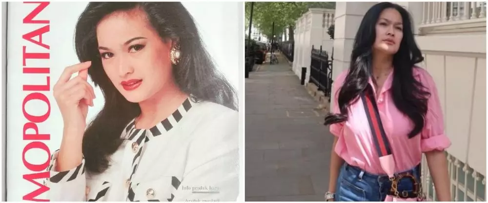 potret dulu dan kini Donna Harun © berbagai sumber