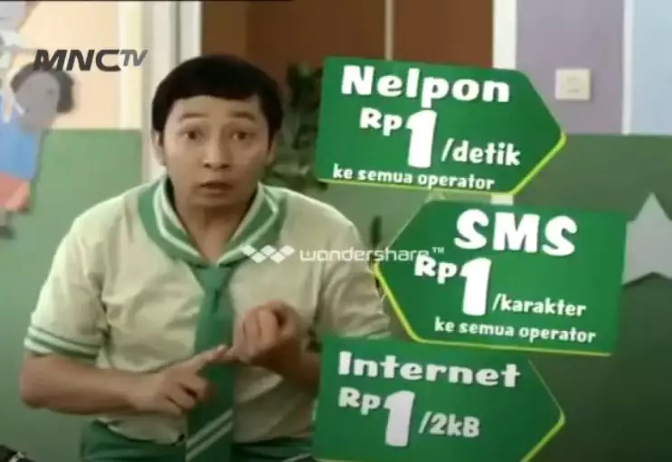 potret seleb iklan HP jadul  berbagai sumber