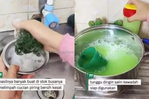 Dijamin nggak bakal beli lagi, ini cara bikin sabun cuci piring yang awet dipakai berbulan-bulan
