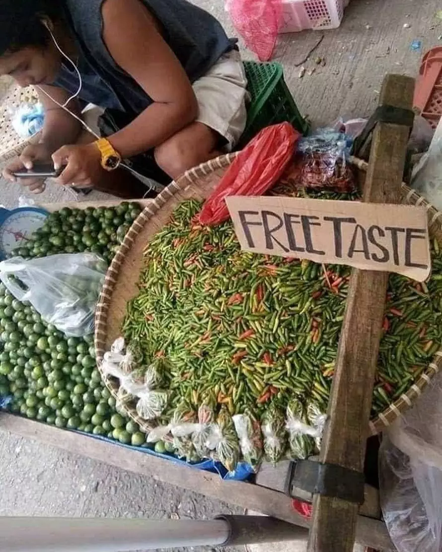 potret kocak pedagang pasar © berbagai sumber