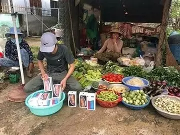 potret kocak pedagang pasar © berbagai sumber