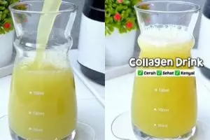 Kulit kencang di usia lanjut, trik bikin minuman kolagen alami pakai 2 jenis buah