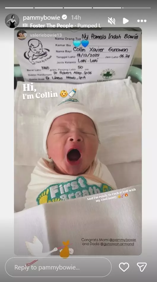 Pamela Bowie melahirkan anak kedua © 2025 brilio.net