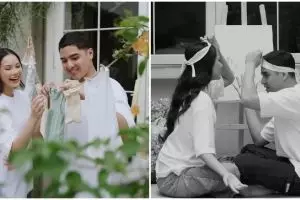 Konsepnya nggak neko-neko, ini 9 potret gender reveal anak pertama Alyssa Daguise dan Al Ghazali