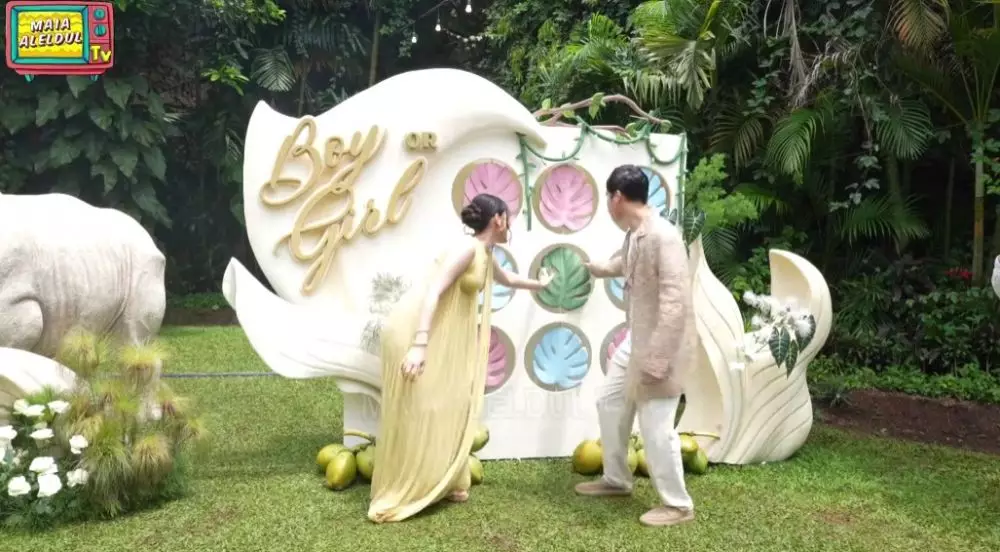 perayaan pesta gender reveal Alyssa Daguise dan Al © YouTube