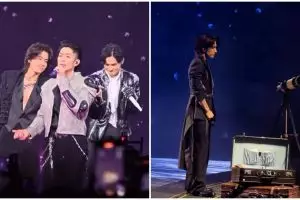 9 Potret F4 Meteor Garden gelar konser reuni, Jerry Yan menangis kenang Barbie Hsu
