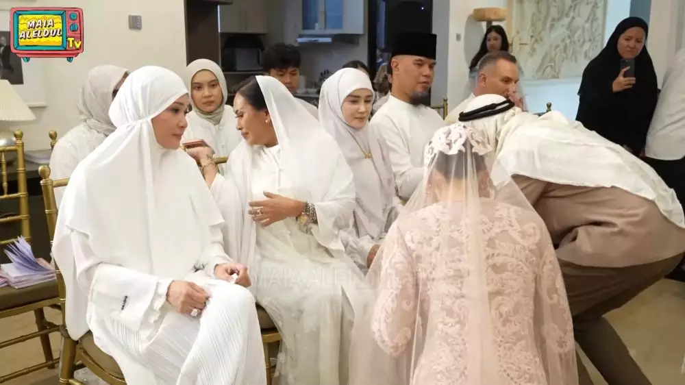 Acara tasyakuran 4 bulan kehamilan Alyssa Daguise © 2025 brilio.net