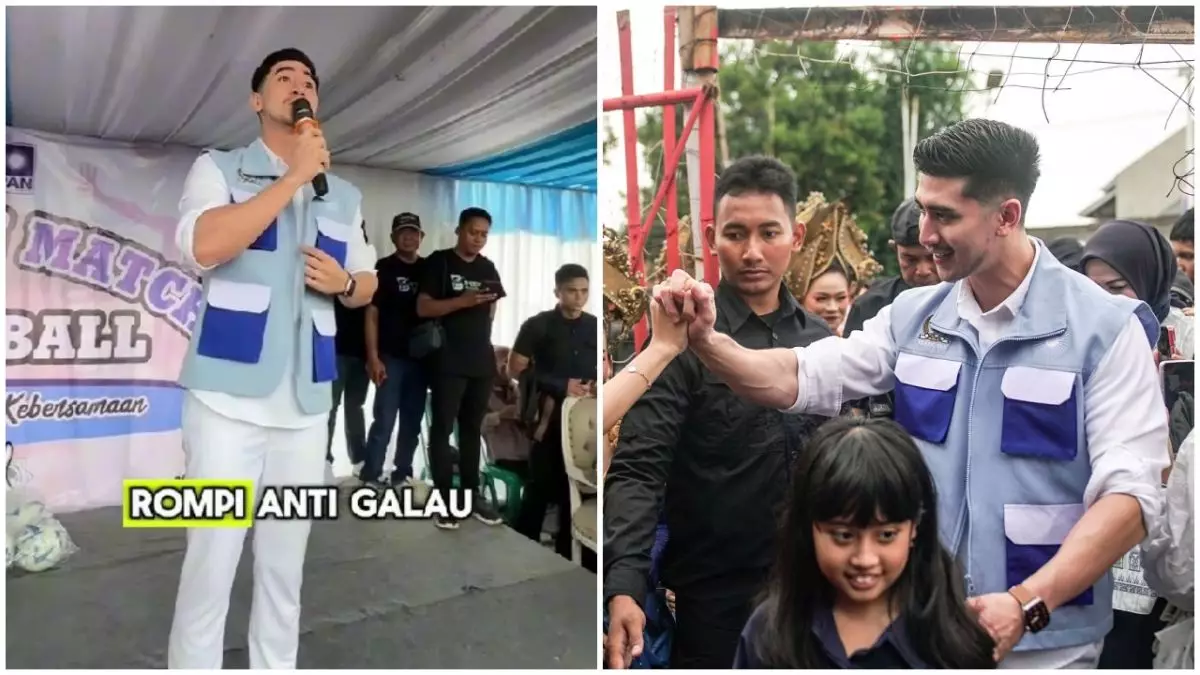 9 Potret Verrell Bramasta saat kunjungan kerja ini bikin salfok, pamer pakai rompi 'anti galau'