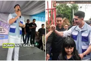 9 Potret Verrell Bramasta saat kunjungan kerja ini bikin salfok, pamer pakai rompi 'anti galau'