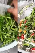 Salah cuci kangkung bisa bikin hasil masakan jadi lembek dan warnanya menghitam! Atasi dengan trik ini