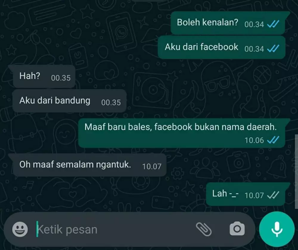 chat kenalan ending bikin bingung © berbagai sumber chat kenalan ending bikin bingung © berbagai sumber