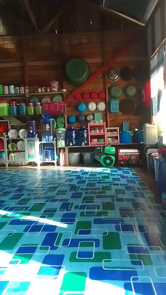 dapur sederhana rumah panggung © TikTok