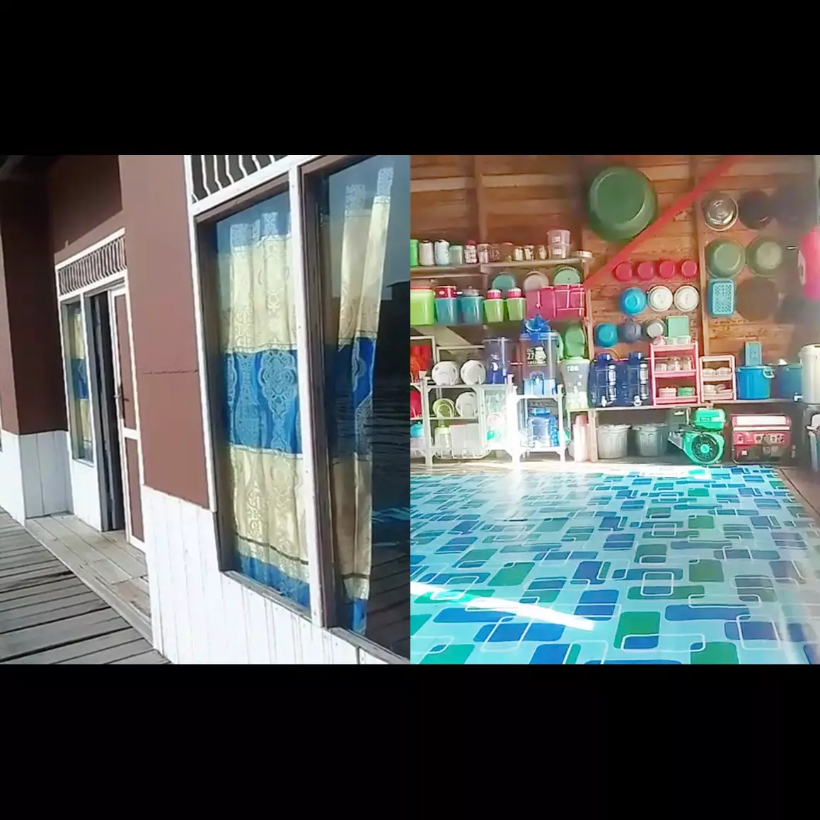 Sederhana tapi memikat, 7 potret dapur di rumah panggung ini rapi tanpa kitchen set &amp; sedap dipandang