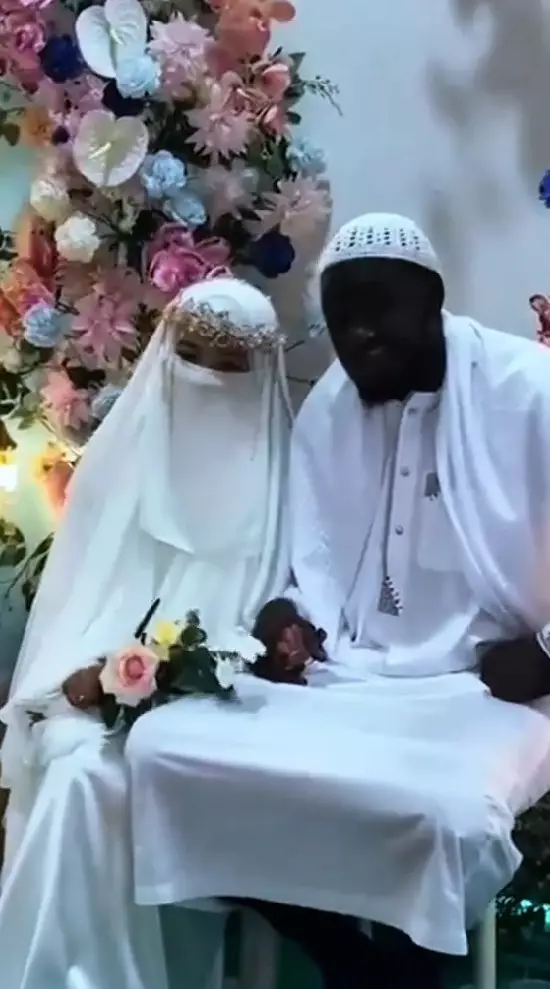 pria Sudan nikahi gadis Sulawesi Selatan © TikTok