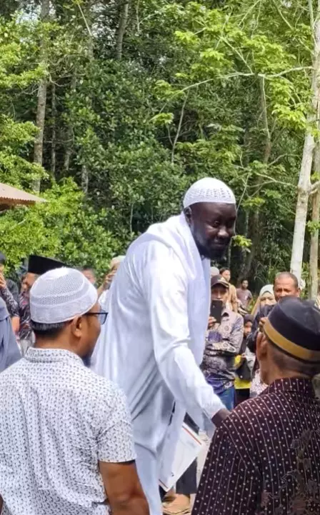 pria Sudan nikahi gadis Sulawesi Selatan © TikTok