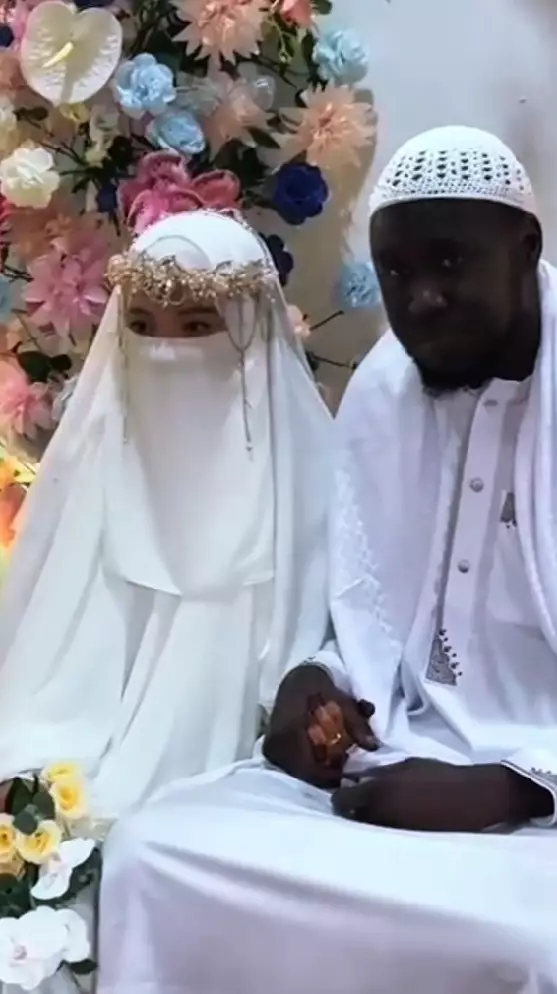 pria Sudan nikahi gadis Sulawesi Selatan © TikTok