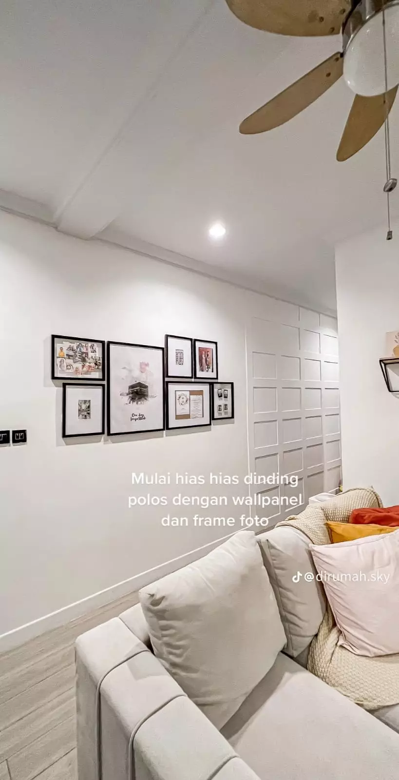 rumah kontrakan jadi minimalis © TikTok