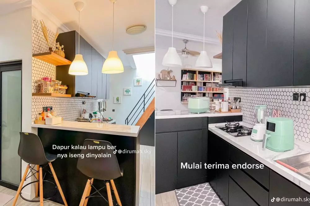 rumah kontrakan jadi minimalis © TikTok