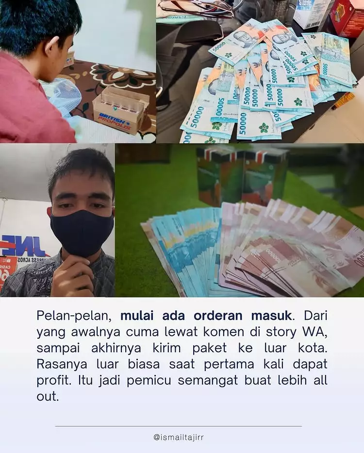 Kisah pria mundur CPNS untuk bangun bisnis © 2025 Instagram