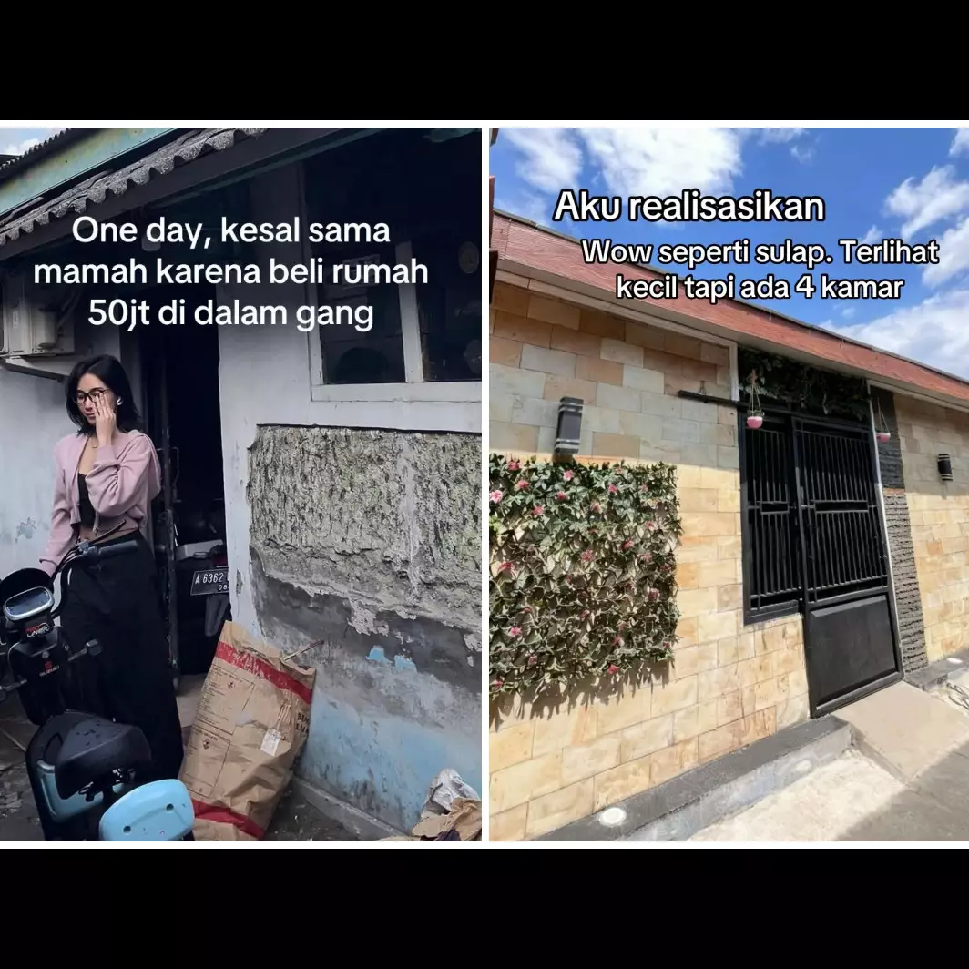 Wanita ini renovasi rumah yang dibelinya Rp50 juta, 9 potretnya hasilnya bak hunian di Korea