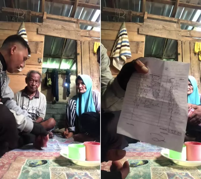 Kakek tua nyicil utang dilunasi oleh warganet © 2025 TikTok