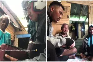 Perjuangan kakek cicil utang Rp150 ribu pakai uang receh, warganet tergerak patungan malah bikin haru