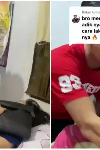 Momen haru terjadi ketika sang kakak akhirnya menunjukkan hadiah yang telah ia siapkan.